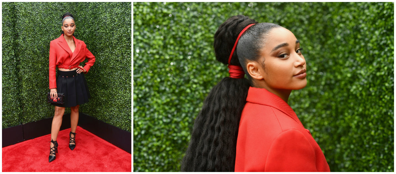 Amandla Stenberg at the 2018 MTV Movie & TV Awards